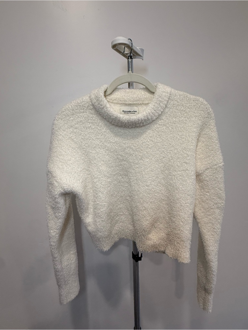 Abercrombie & Fitch Cream Cozy Turtleneck Sweater